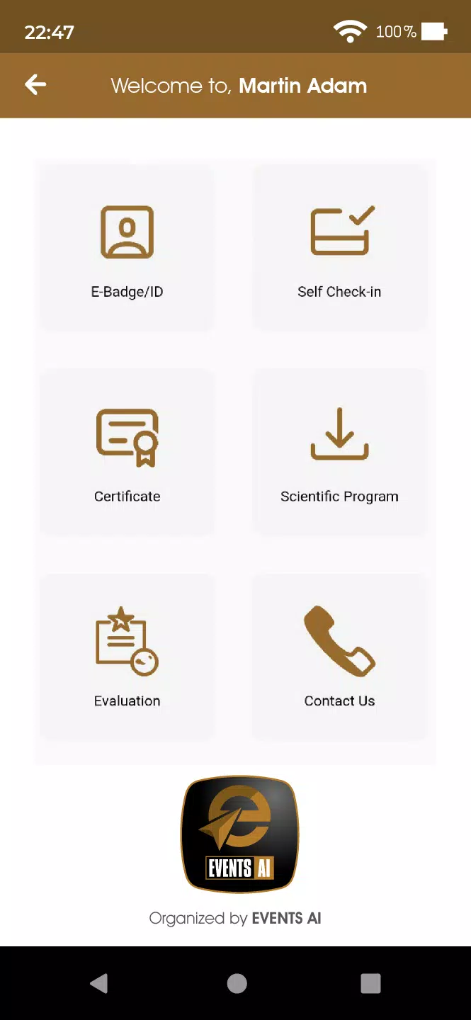 Events AI App Captura de tela 2