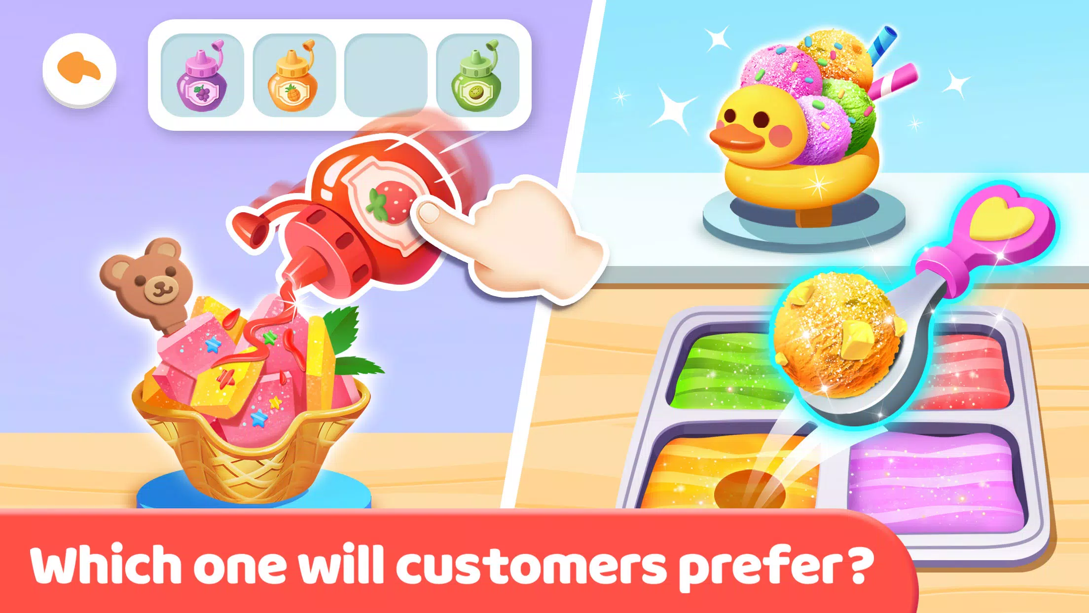 Little Panda's Ice Cream Stand Скриншот 3