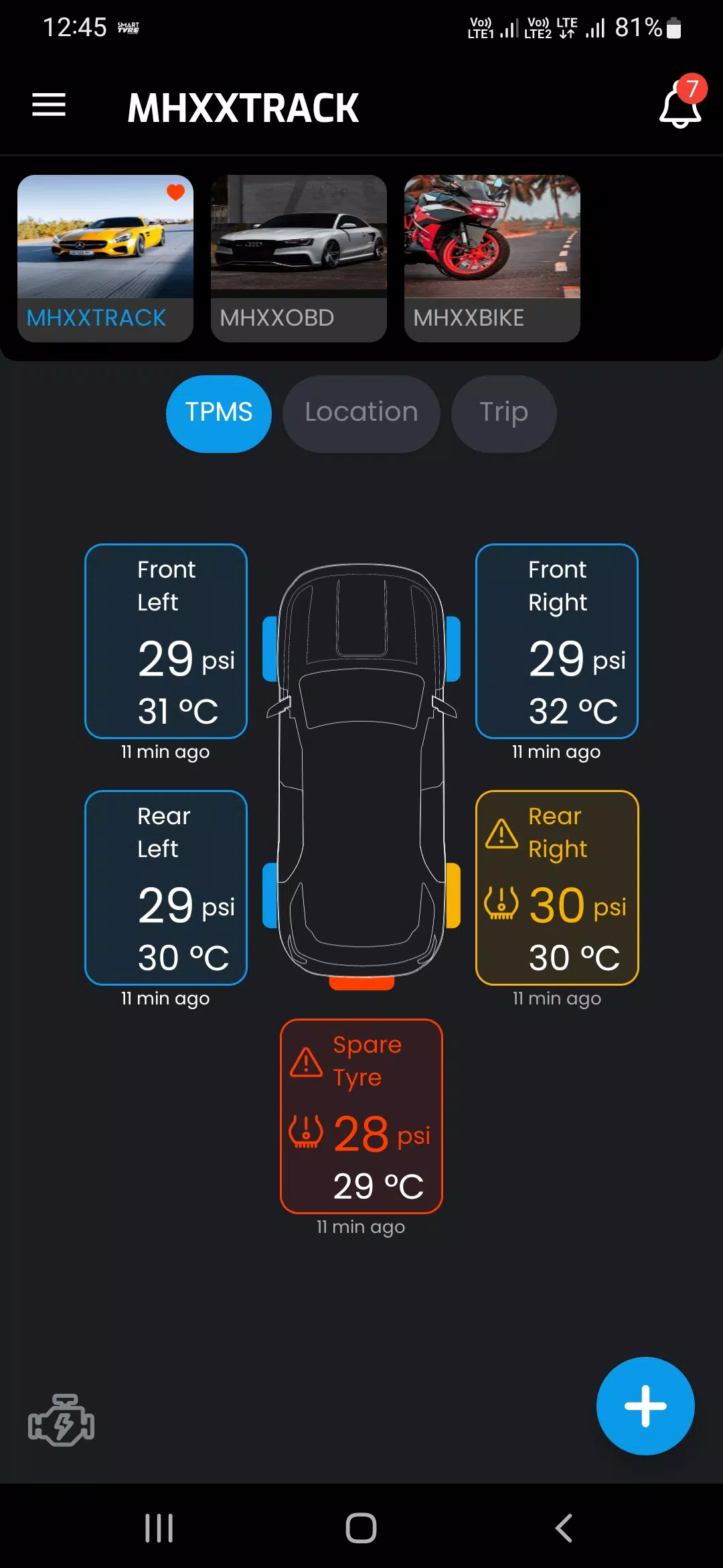 Schermata SMART TYRE CAR & BIKE 0