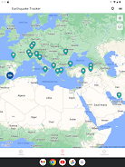 Earthquake App - Tracker, Map Zrzut ekranu 2