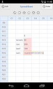 Simple Spreadsheet Tangkapan skrin 1