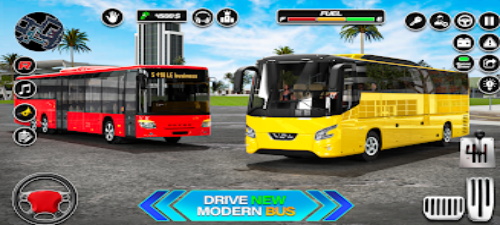 City Bus Driver - Bus Games 3D Captura de tela 1