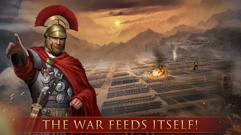 Grand War: Rome Strategy Games Mod Captura de pantalla 1