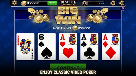 Best-Bet Video Poker Captura de tela 1