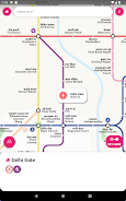 Delhi Metro Map & Routing ဖန်သားပြင်ဓာတ်ပုံ 0