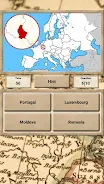 Europe Geography - Quiz Game Schermafbeelding 1