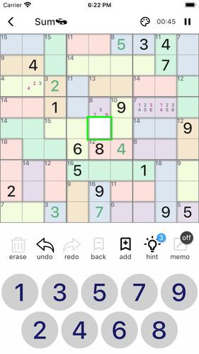 All Sudoku - 5 kinds of sudoku ภาพหน้าจอ 3