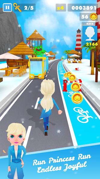 Subway Icy Princess Rush Mod应用截图第0张