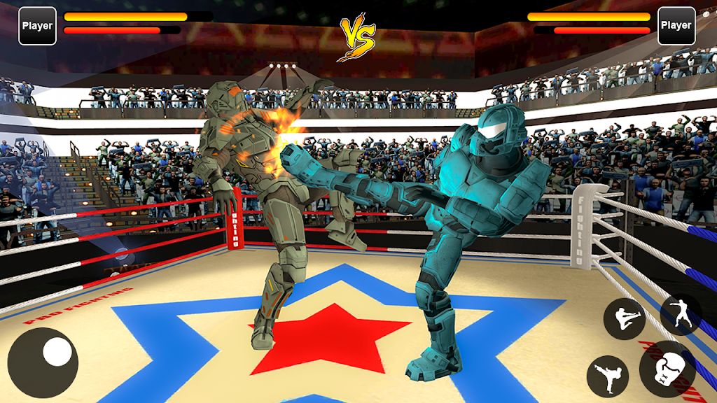Schermata Robot Ring Fighting Real Robot VS Superhero Robot 1