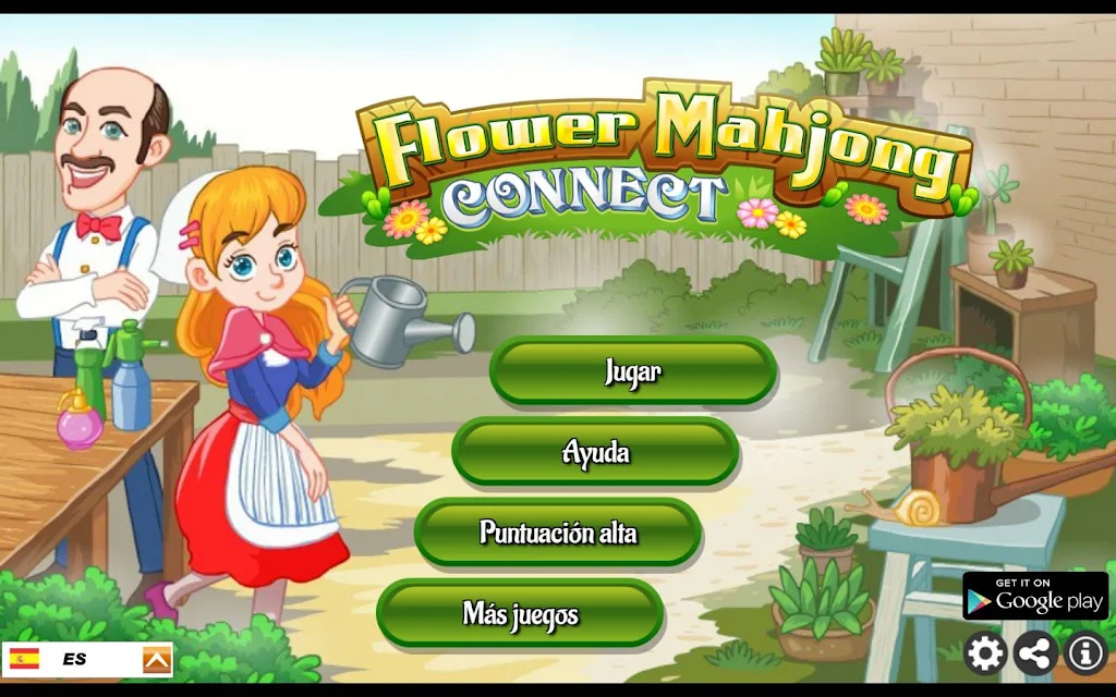 Flower Mahjong Flores Screenshot 0