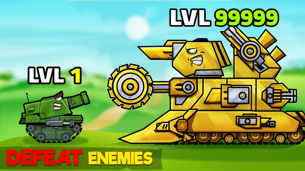 Tanks Arena io: Craft & Combat Ekran Görüntüsü 0