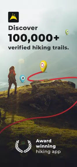 HiiKER: The Offline Hiking app Tangkapan skrin 0