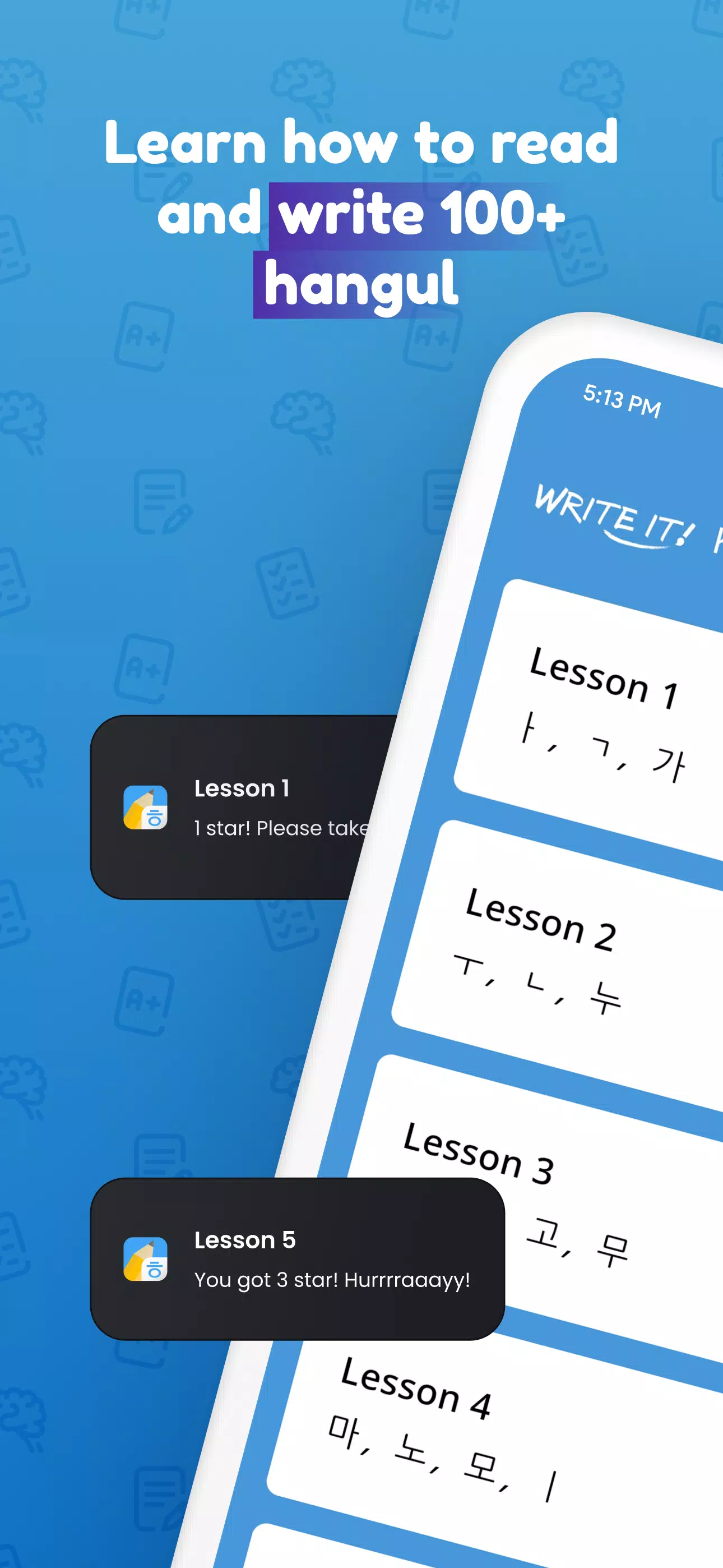 Write It! Korean ภาพหน้าจอ 0