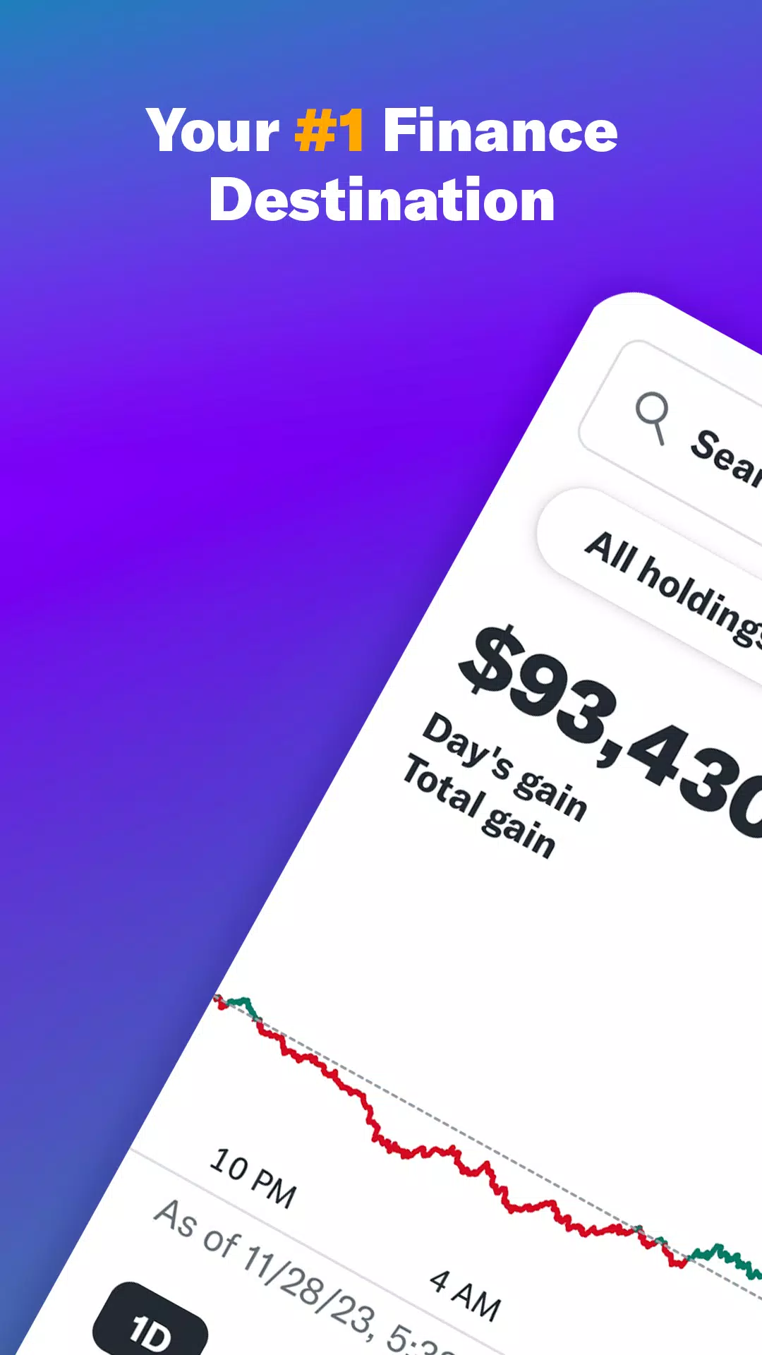Yahoo Finance: Stock News स्क्रीनशॉट 0