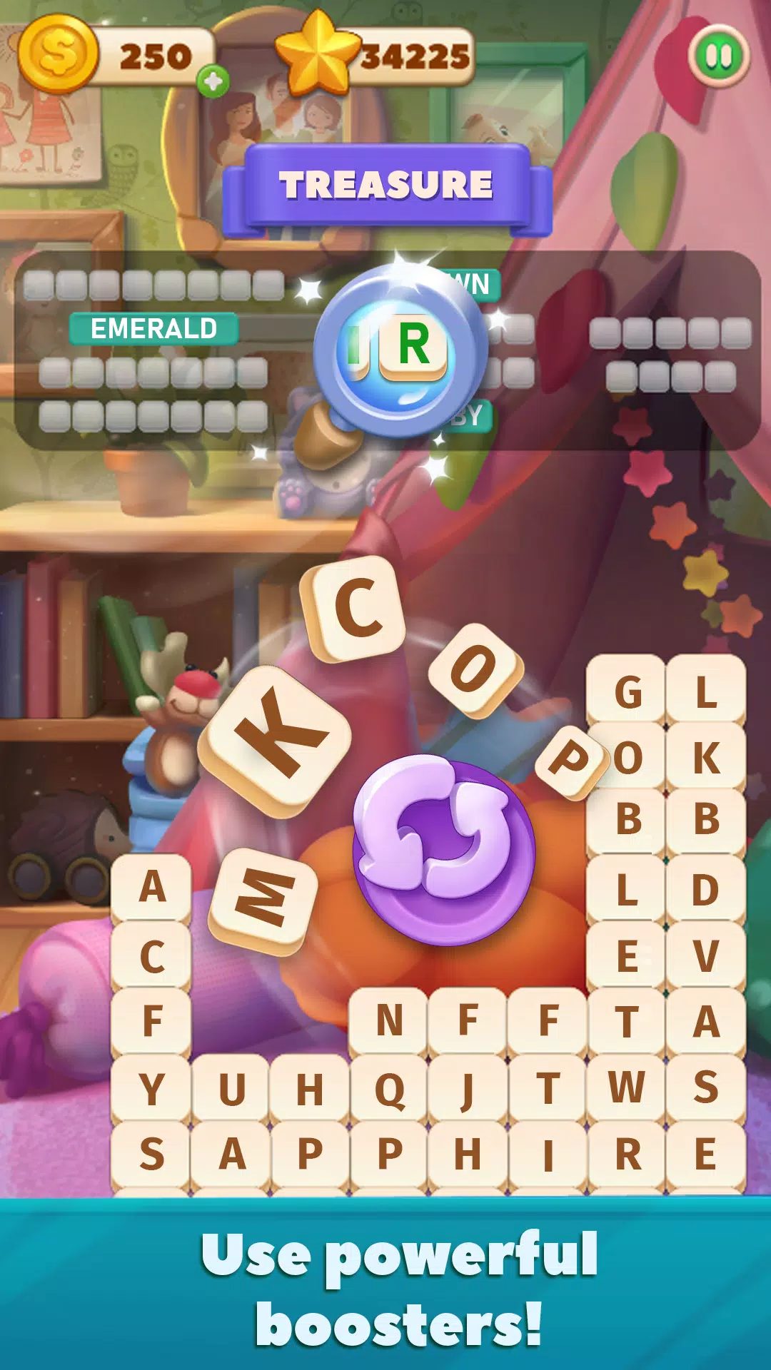 Word Scramble - Family Tales ဖန်သားပြင်ဓာတ်ပုံ 3