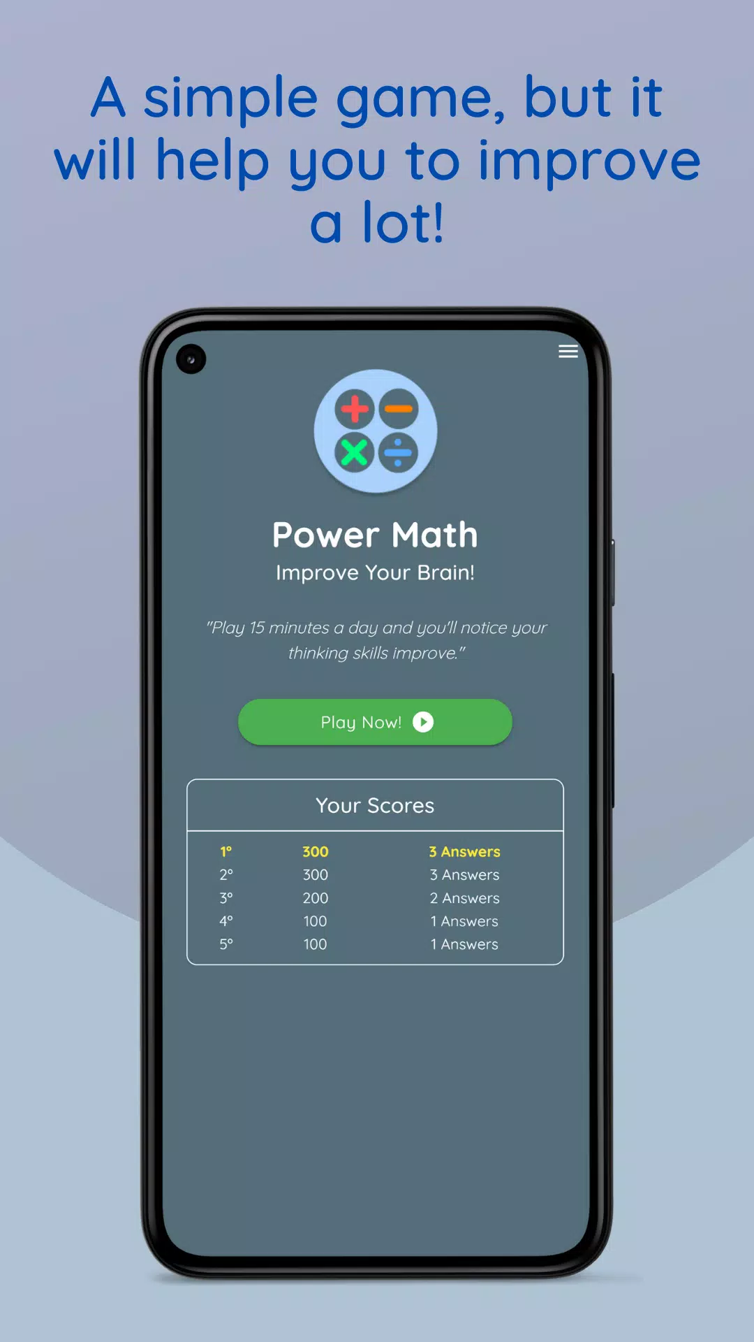 Math Games: Power Brain Screenshot 0