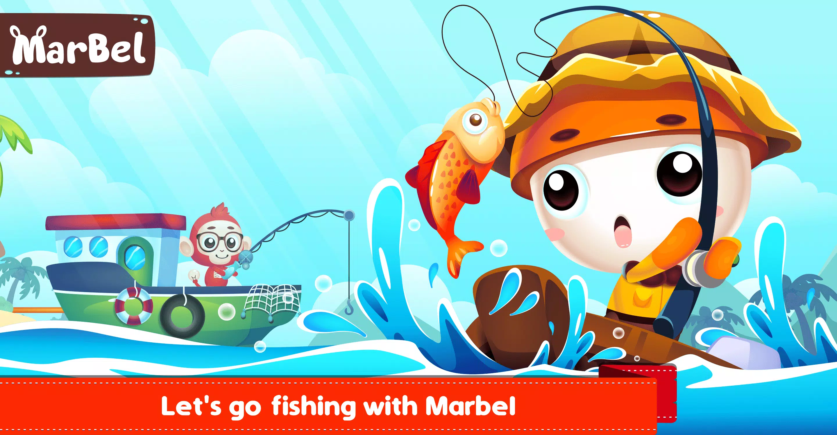 Marbel Fishing - Kids Games スクリーンショット 0