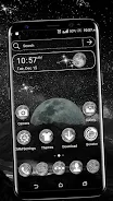 Schermata Moon Galaxy Theme Launcher 0