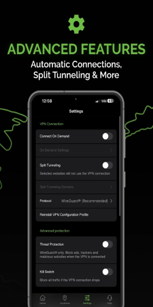 IPVanish: VPN Location Changer Mod ภาพหน้าจอ 2