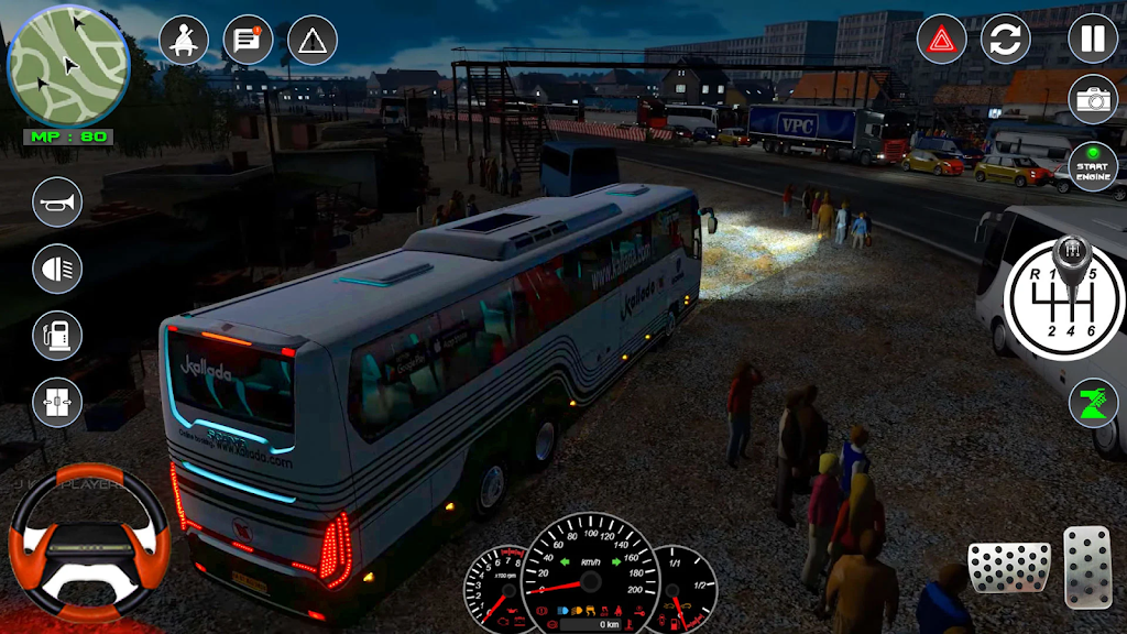 Euro Bus Transport: Bus Games Tangkapan skrin 1