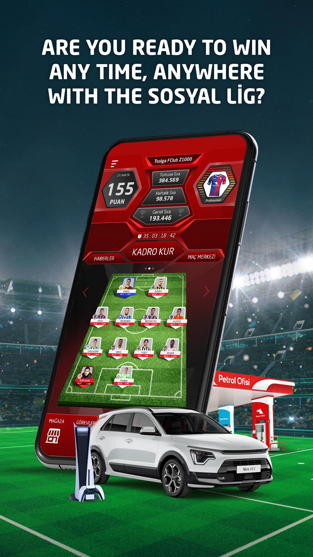 Sosyal Lig - Football Game Ảnh chụp màn hình 0