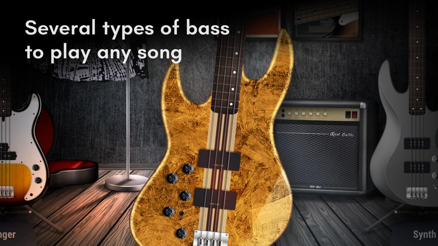 Real Bass: guitare basse Capture d'écran 2