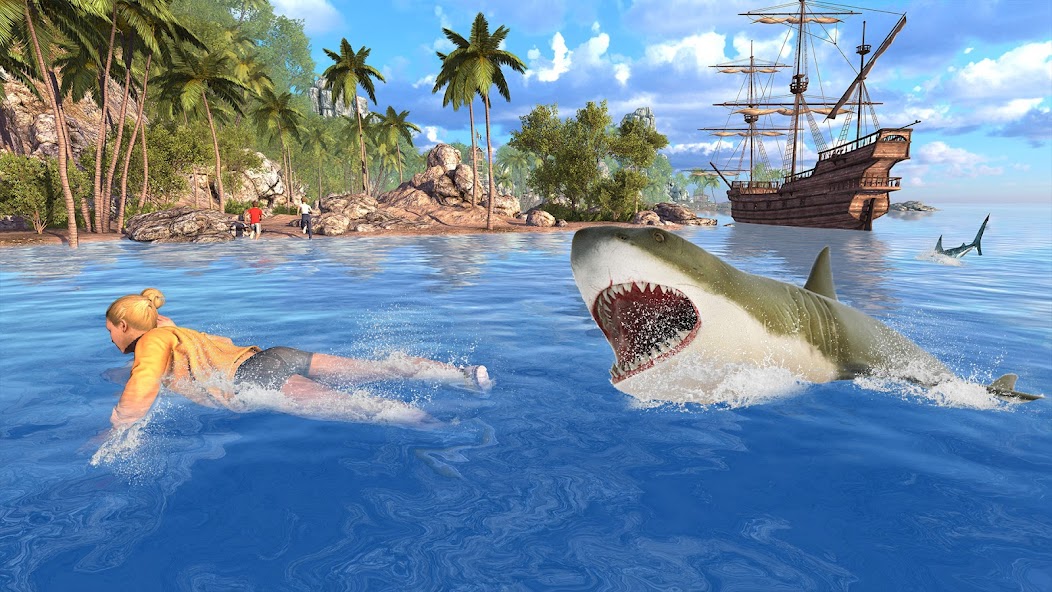 Angry Shark Games: Game 2024 Mod Captura de pantalla 1