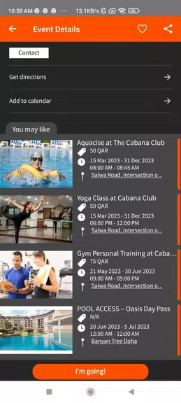 Qatar Events スクリーンショット 1