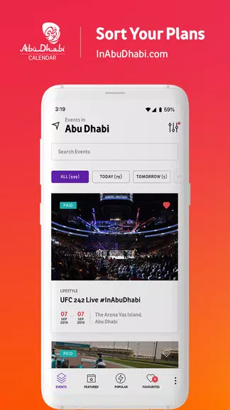 Abu Dhabi Calendar Скриншот 0