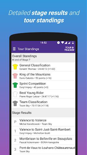 Tour Tracker Grand Tours Captura de tela 3