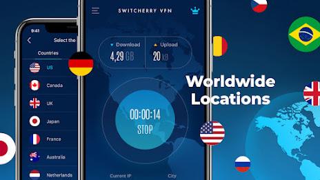 Switcherry VPN & WiFi Proxy Скриншот 3