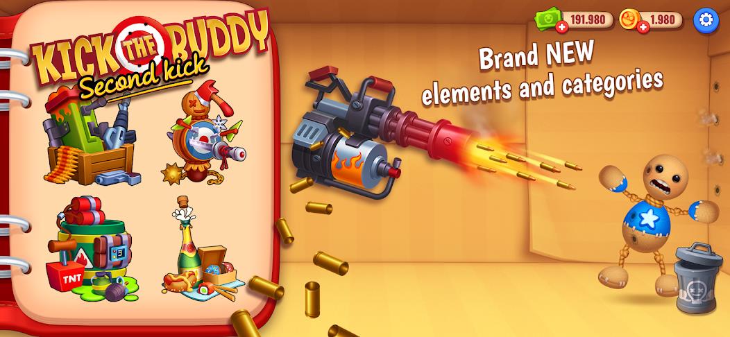 Kick The Buddy: Second Kick Mod Screenshot 1