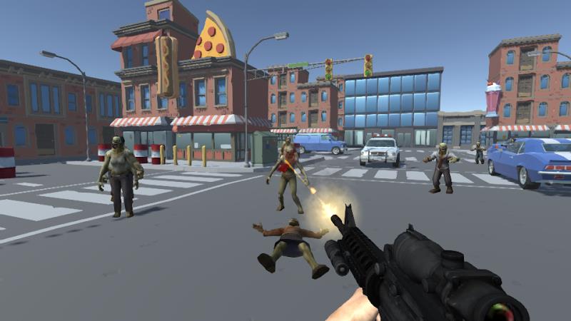 Zombie Shooting 3D Offline Captura de pantalla 3