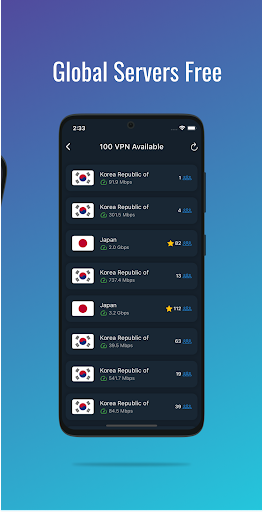 Dark Blue VPN - Fast & Secure 스크린샷 2