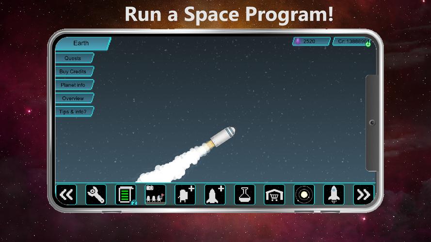Tiny Space Program Captura de tela 0