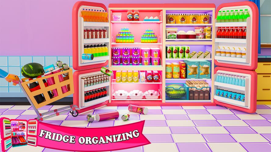 Fill The Fridge Organizer Game 스크린샷 3