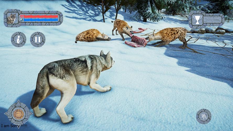 Arctic Wolf Family Simulator應用截圖第3張
