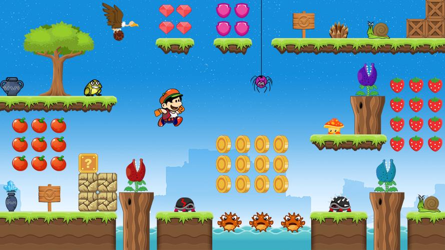 Super Nob Run: アドベンチャージャングルゲーム スクリーンショット 0