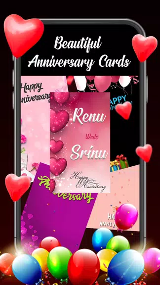Name On Anniversary Cake ဖန်သားပြင်ဓာတ်ပုံ 3