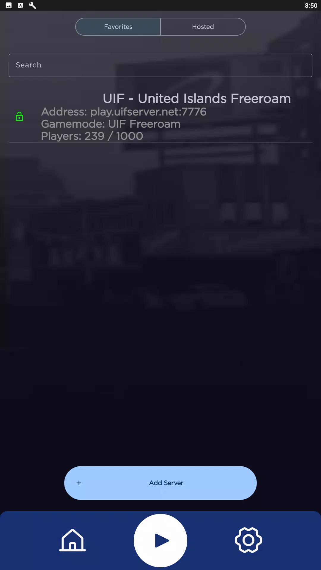 Alyn SA-MP Mobile Launcher Captura de pantalla 2