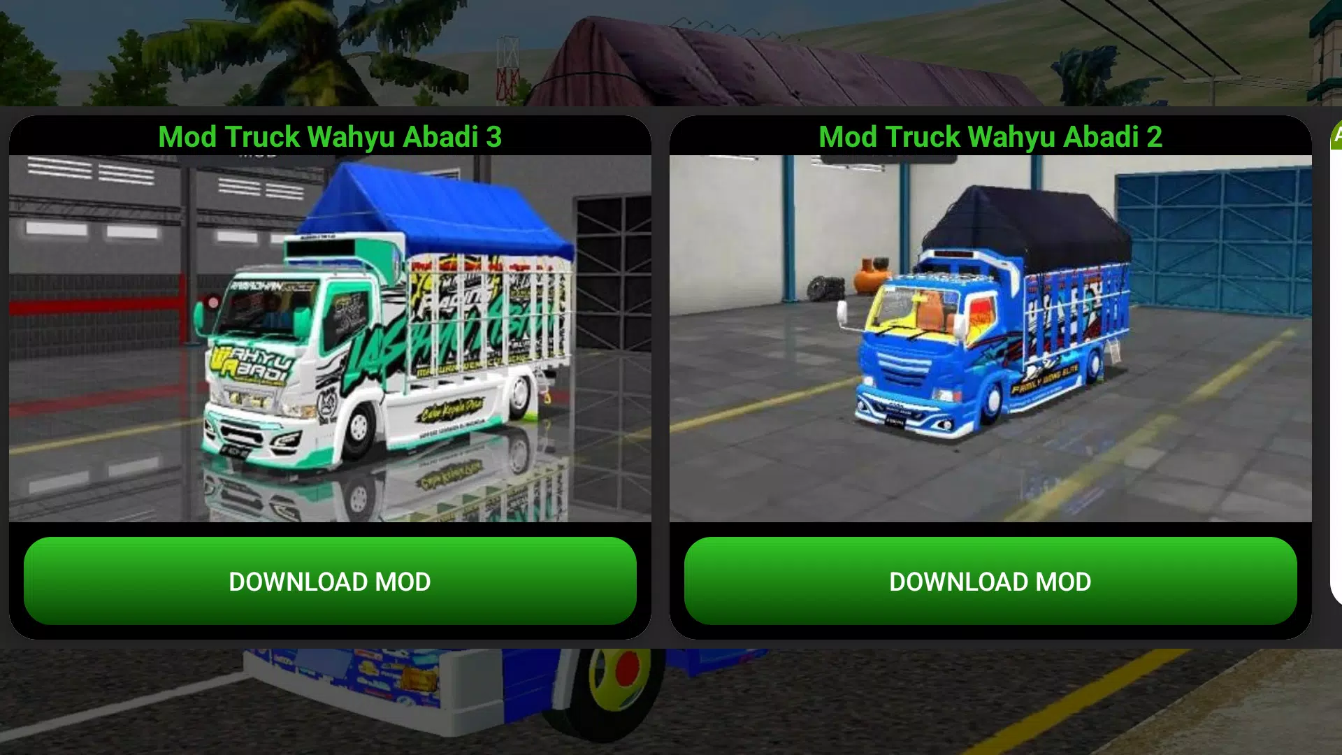 Mod Truck Wahyu Abadi Bussid ဖန်သားပြင်ဓာတ်ပုံ 0