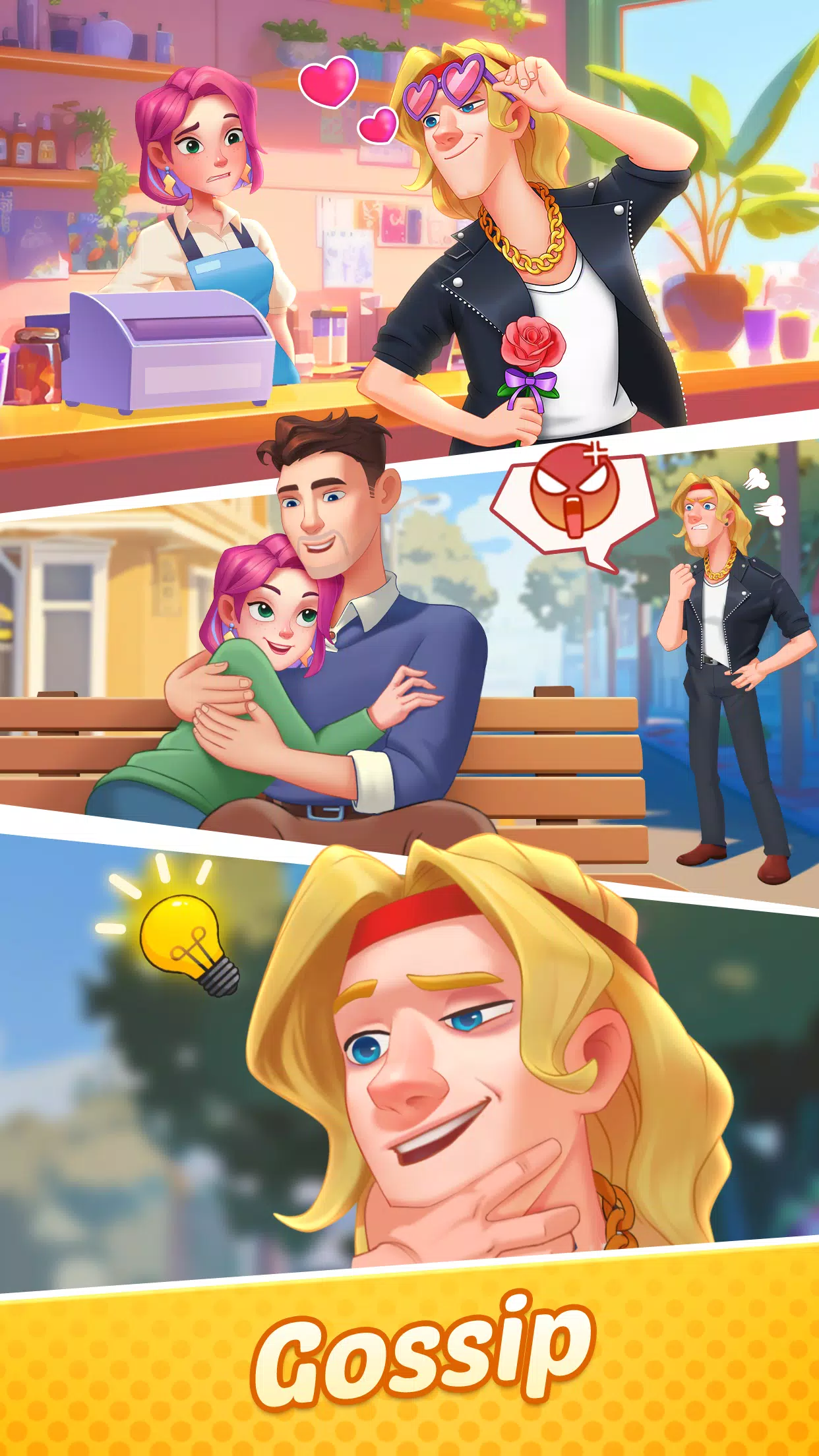 Gossip Street: Merge & Story Screenshot 0