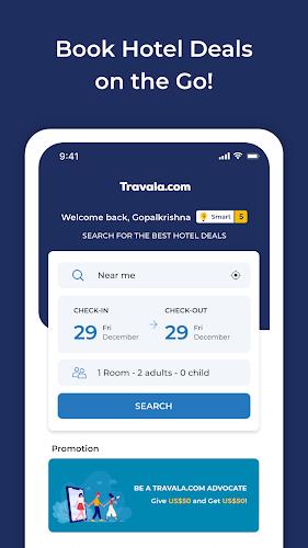 Travala.com: Hotels & Flights ဖန်သားပြင်ဓာတ်ပုံ 0