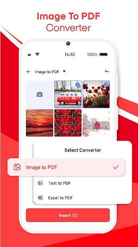 Image to PDF ဖန်သားပြင်ဓာတ်ပုံ 0