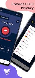 Privacy VPN - No Log VPN Proxy Скриншот 1