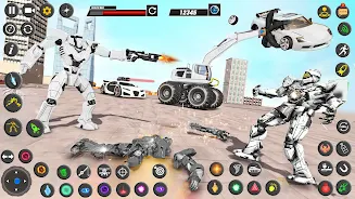 Robot Truck Car Transform Game Zrzut ekranu 1