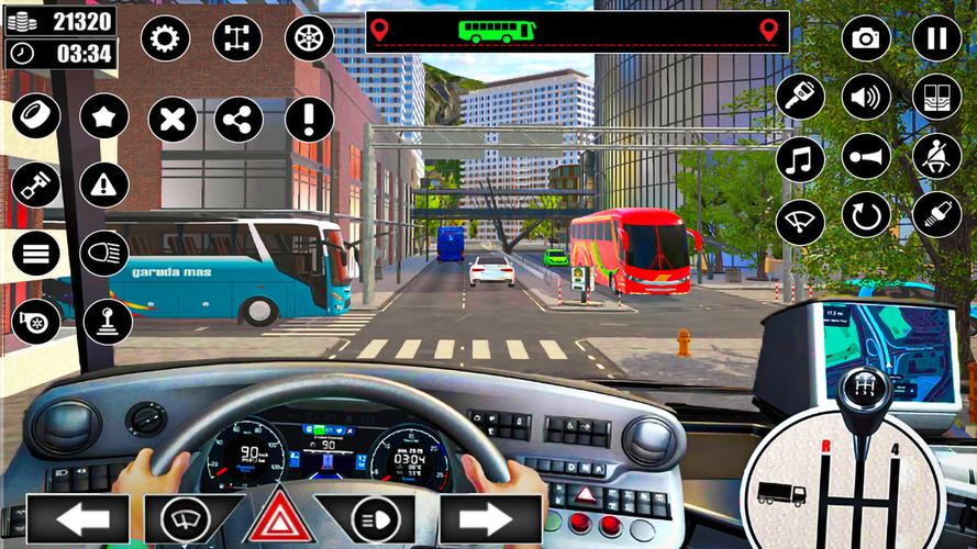 Motor Bus Simulator Coach Game Captura de pantalla 0