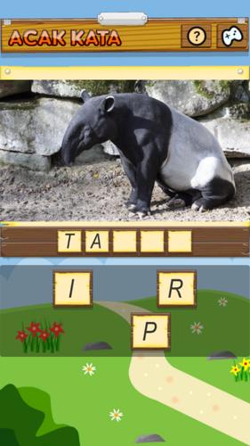 Game Anak Edukasi Hewan Darat Tangkapan skrin 3