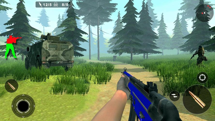 Commando Strike Offline Game Captura de pantalla 1