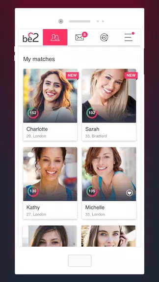 be2 – Matchmaking for singles Schermafbeelding 1